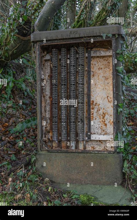 street telephone junction box front views|old phone box.